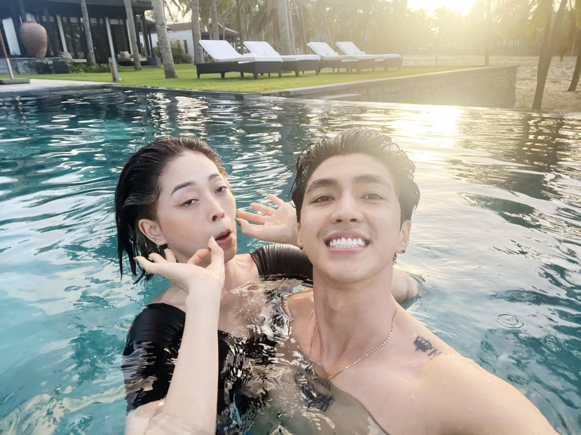 Bình An và Phương Nga đang tận hưởng cuộc sống ngọt ngào. Ảnh: FBNV Bình An và Phương Nga đang tận hưởng cuộc sống ngọt ngào. Ảnh: FBNV
