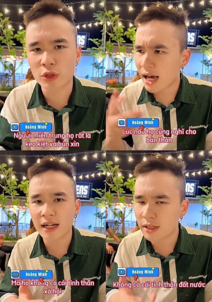 TikTok Hoàng Minh từng bị xử phạt 10 triệu đồng vì chê bai người dân miền Trung TikTok Hoàng Minh từng bị xử phạt 10 triệu đồng vì chê bai người dân miền Trung