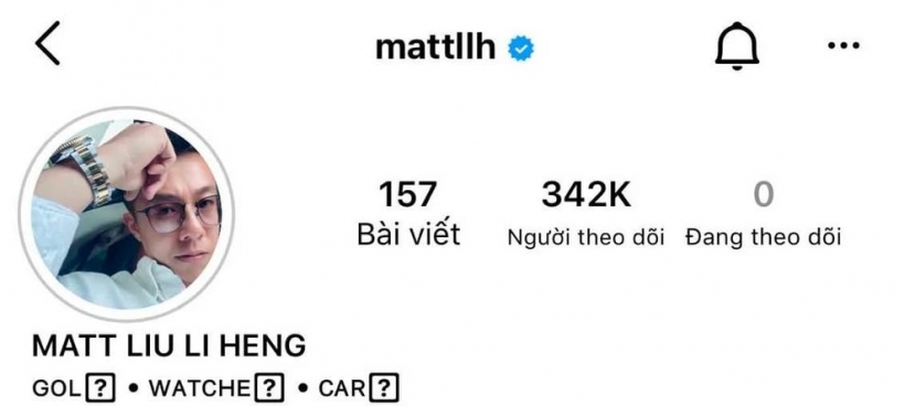 Matt Liu đã chính thức unfollow Hương Giang trên Instagram sau khi cả ai 'đường ai nấy đi' được gần 4 tháng Matt Liu đã chính thức unfollow Hương Giang trên Instagram sau khi cả ai 'đường ai nấy đi' được gần 4 tháng