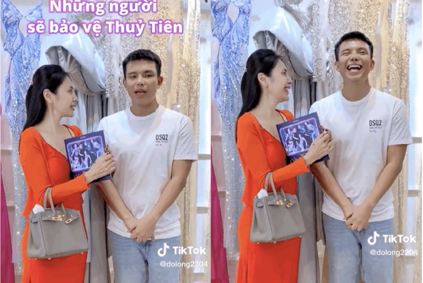 Thủy Tiên trở lại thảm đỏ sau ồn ào, hy vọng Công Vinh không đuổi ra khỏi nhà. Ảnh: Chụp màn hình Thủy Tiên trở lại thảm đỏ sau ồn ào, hy vọng Công Vinh không đuổi ra khỏi nhà. Ảnh: Chụp màn hình
