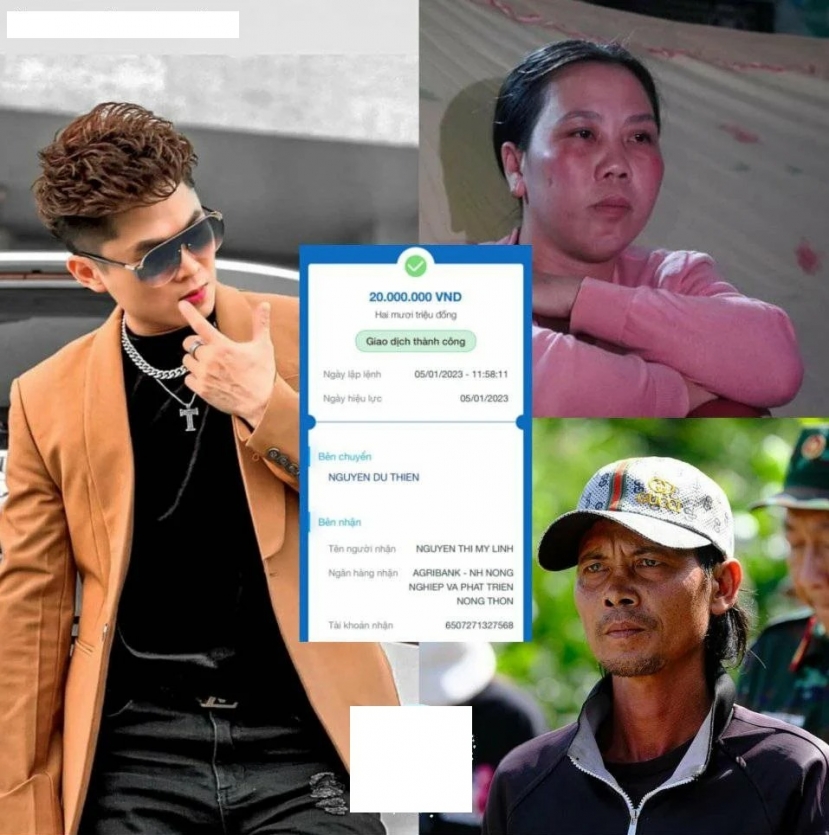 Du Thiên ủng hộ gia đình bé Hạo Nam 20 triệu đồng Du Thiên ủng hộ gia đình bé Hạo Nam 20 triệu đồng
