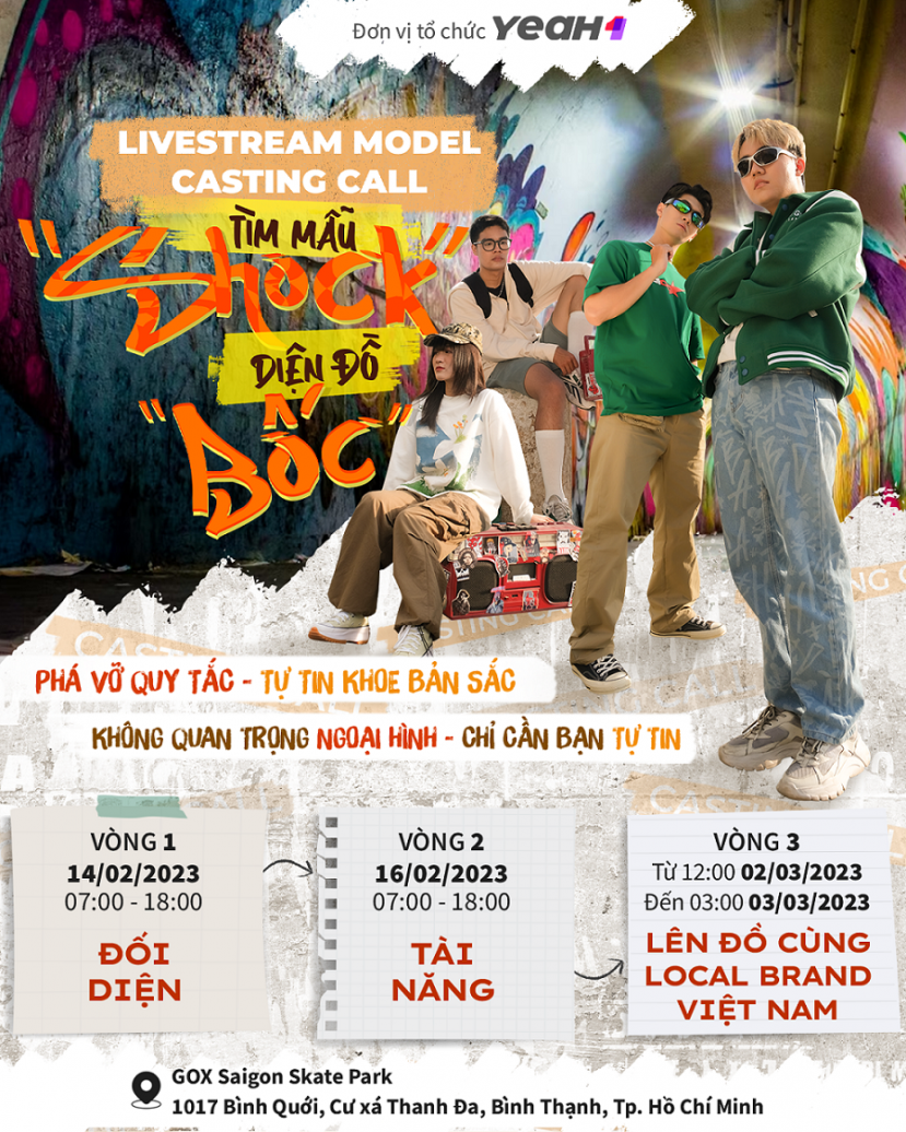 Hé lộ dàn giám khảo Casting Call Tìm mẫu “SHOCK” diện đồ “BỐC” - Ảnh 8 Hé lộ dàn giám khảo Casting Call Tìm mẫu “SHOCK” diện đồ “BỐC” - Ảnh 8