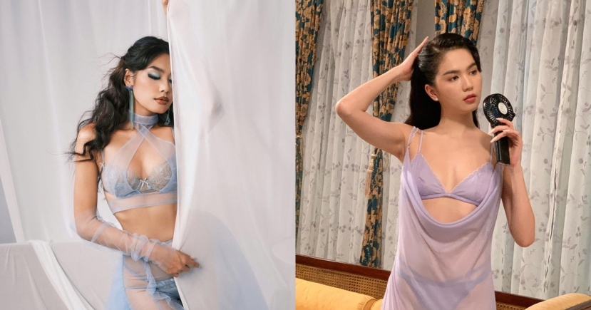 Thảo Nhi Lê lăng xê mốt đồ giống hệt Ngọc Trinh Thảo Nhi Lê lăng xê mốt đồ giống hệt Ngọc Trinh