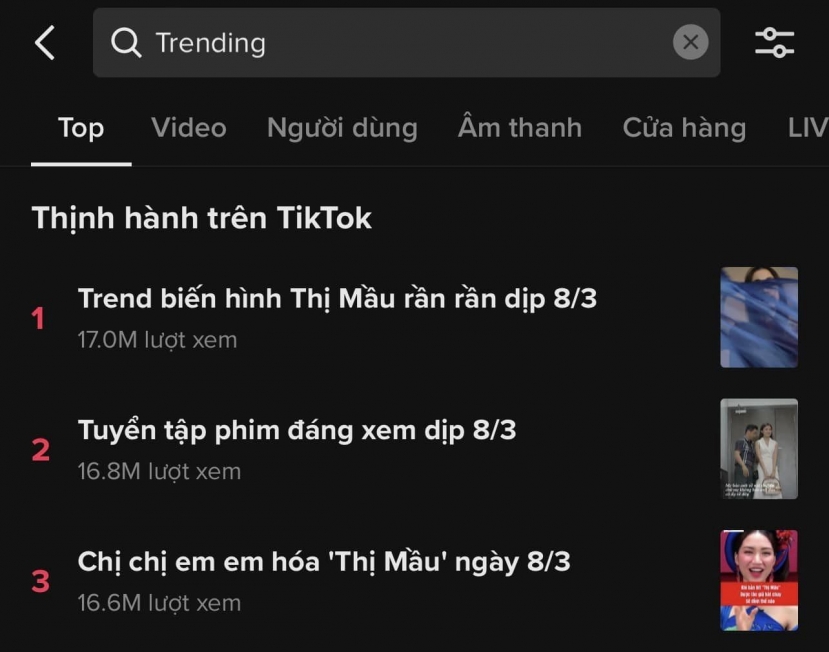 Thị Mầu của Hòa Minzy cũng tạo nên cơn sốt khủng khiếp trên Tiktok Thị Mầu của Hòa Minzy cũng tạo nên cơn sốt khủng khiếp trên Tiktok