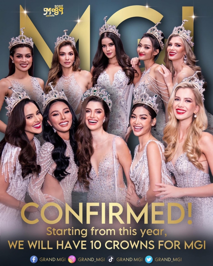 Miss Grand International và Miss Grand Thailand sẽ trao 10 vương miện từ mùa giải 2023 Miss Grand International và Miss Grand Thailand sẽ trao 10 vương miện từ mùa giải 2023