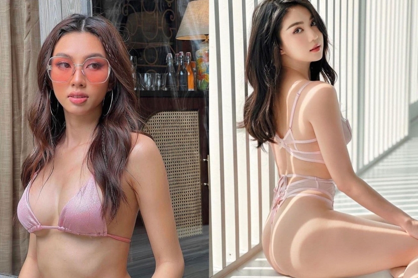 Độ bạo của Thùy Tiên chẳng kém 'nữ hoàng nội y' Ngọc Trinh vốn đã khét tiếng trong giới. Độ bạo của Thùy Tiên chẳng kém 'nữ hoàng nội y' Ngọc Trinh vốn đã khét tiếng trong giới.