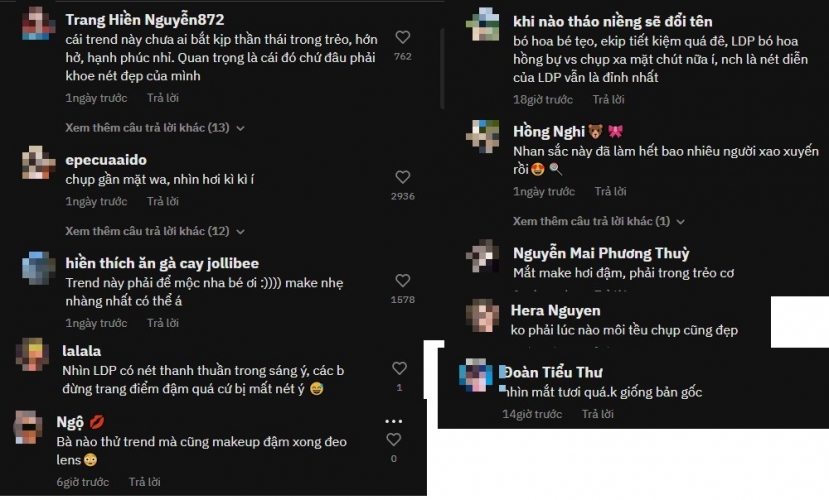 Song cô được góp ý nên tiết chế son phấn Song cô được góp ý nên tiết chế son phấn