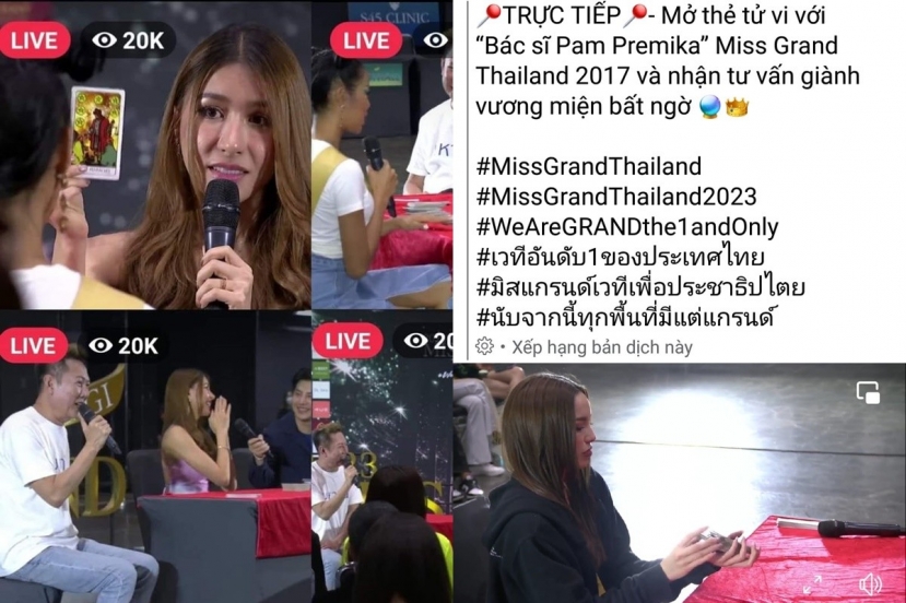 Miss Grand Thailand 2023 đưa bói bài Tarot vào khuôn khổ của cuộc thi Miss Grand Thailand 2023 đưa bói bài Tarot vào khuôn khổ của cuộc thi