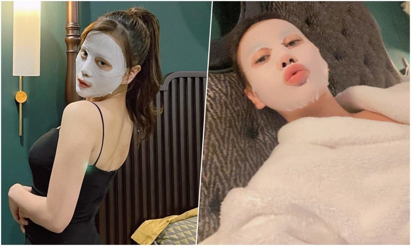 Phương Oanh đặc biệt chú trọng đến việc chăm sóc làn da Phương Oanh đặc biệt chú trọng đến việc chăm sóc làn da