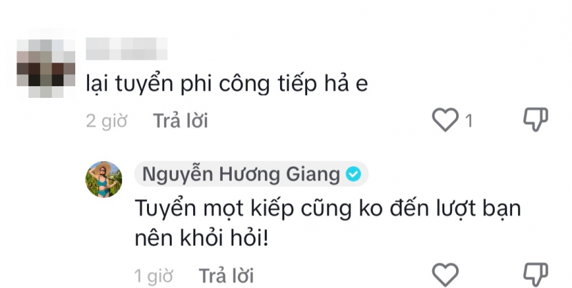 Hương Giang nhiều lần đáp trả đanh thép trước bình luận kém duyên Hương Giang nhiều lần đáp trả đanh thép trước bình luận kém duyên