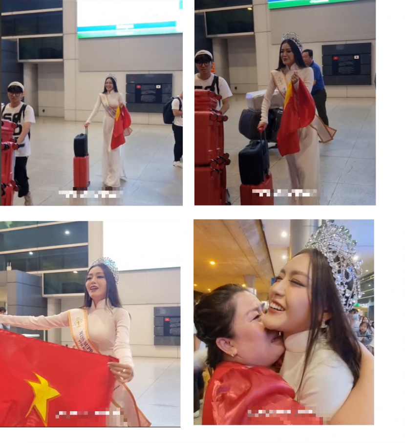 Đặng Thanh Ngân đã đáp chuyến bay về Việt Nam, tuy nhiên khung cảnh chào đón khá nhạt nhòa. Đặng Thanh Ngân đã đáp chuyến bay về Việt Nam, tuy nhiên khung cảnh chào đón khá nhạt nhòa.