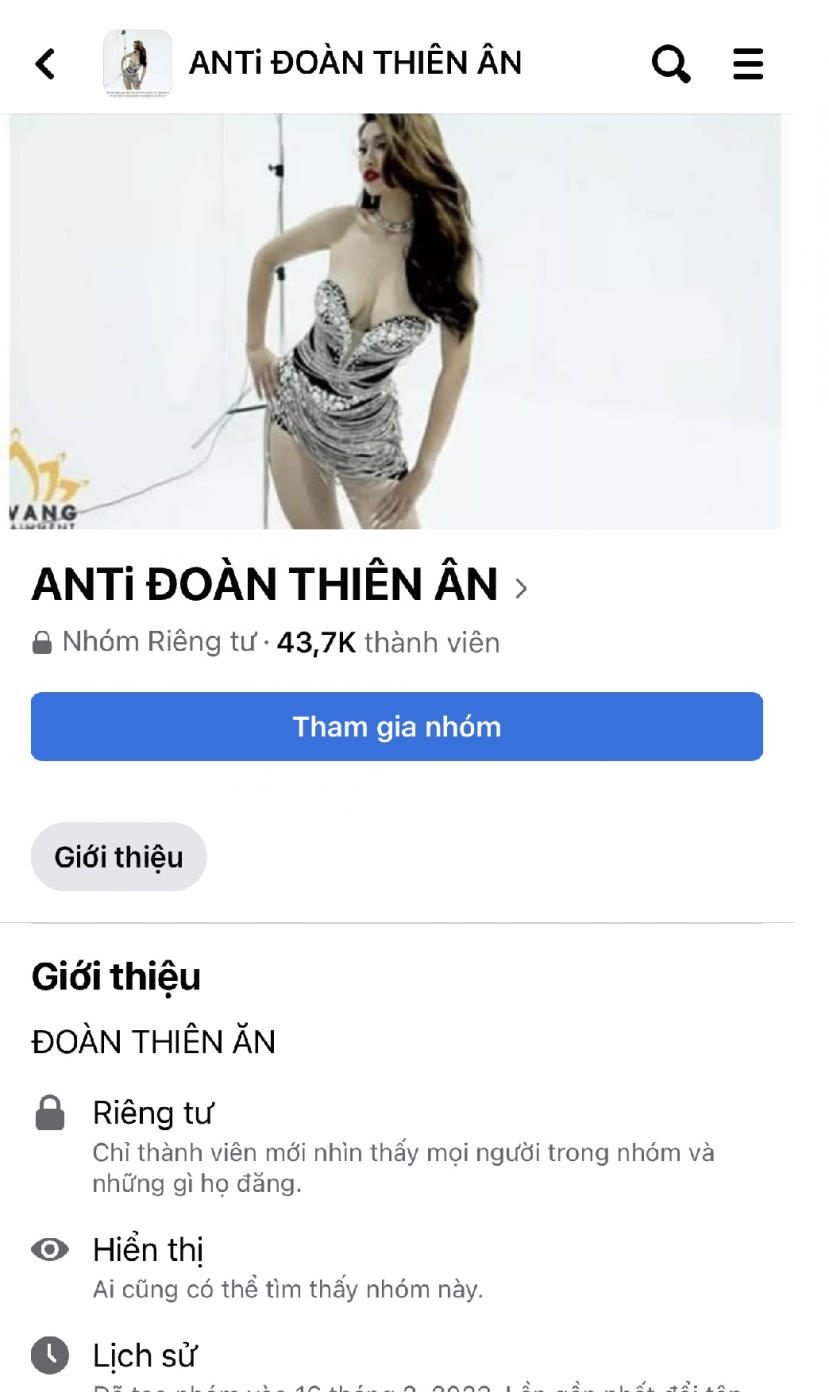 Đoàn Thiên Ân bị lập nhóm antifan khiến netizen hoang mang Đoàn Thiên Ân bị lập nhóm antifan khiến netizen hoang mang
