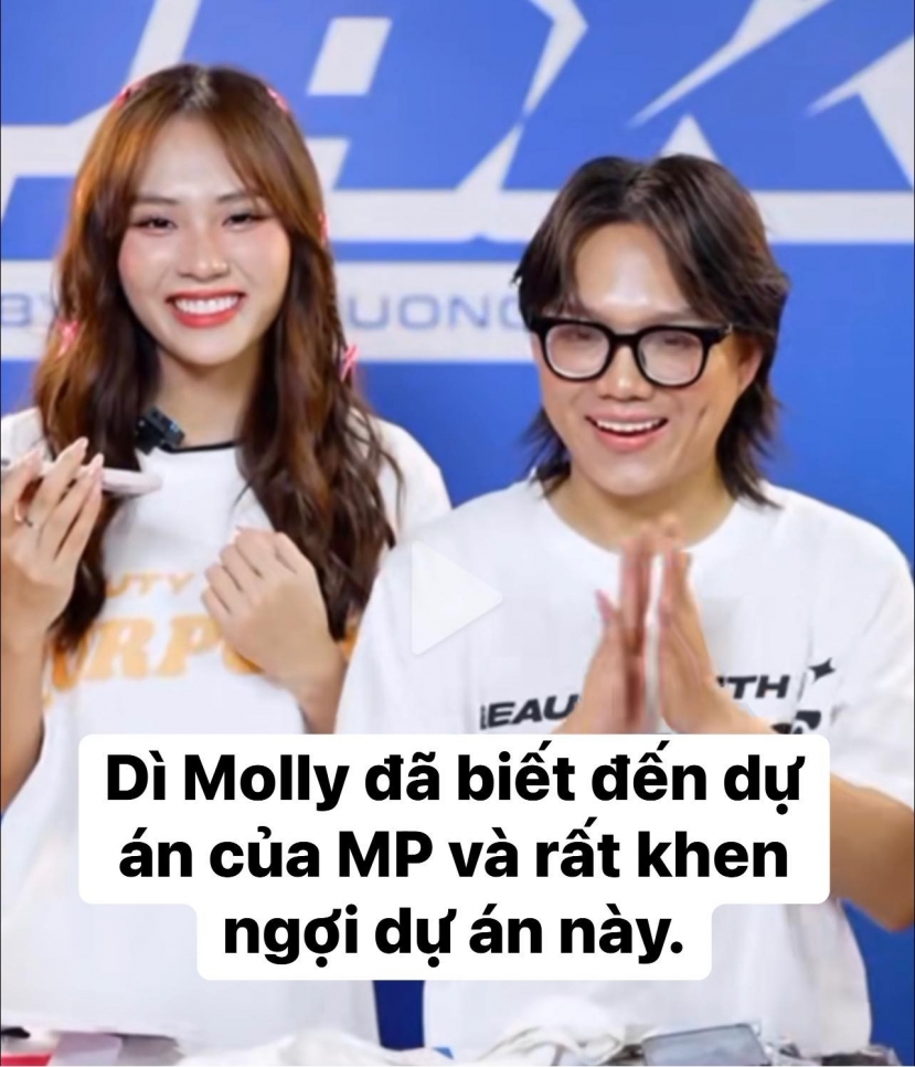 Dự án của Mai Phương được bà Julia Morley - CEO của Miss World đánh giá cao. Dự án của Mai Phương được bà Julia Morley - CEO của Miss World đánh giá cao.