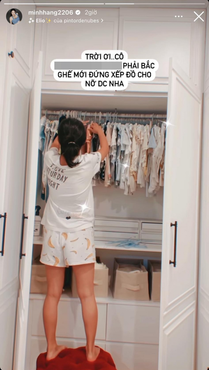 Tủ đồ của con trai Minh Hằng khiến bao người trầm trồ Tủ đồ của con trai Minh Hằng khiến bao người trầm trồ