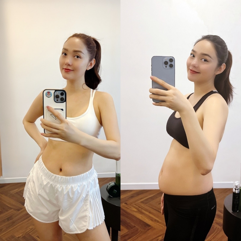 Minh Hằng lấy lại vòng 2 thon gọn sau ít tháng sinh con trai đầu vòng Minh Hằng lấy lại vòng 2 thon gọn sau ít tháng sinh con trai đầu vòng