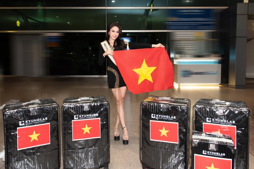 Lê Nguyễn Ngọc Hằng mang 100kg hành lý thi Miss Intercontinental 2023 ( Lê Nguyễn Ngọc Hằng mang 100kg hành lý thi Miss Intercontinental 2023 (
