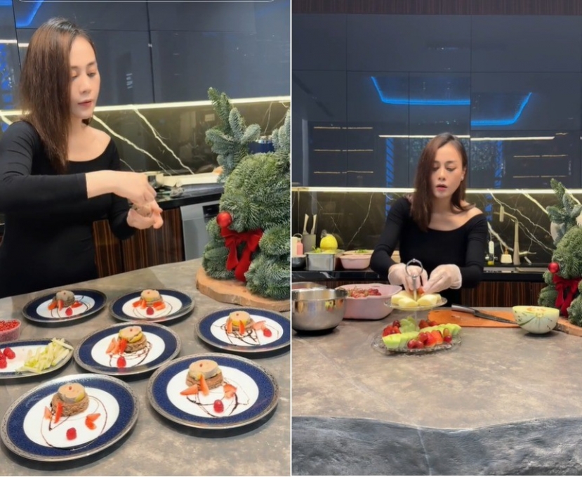 Mỗi món ăn được bà xã Shark Bình đặt nhiều tâm huyết Mỗi món ăn được bà xã Shark Bình đặt nhiều tâm huyết