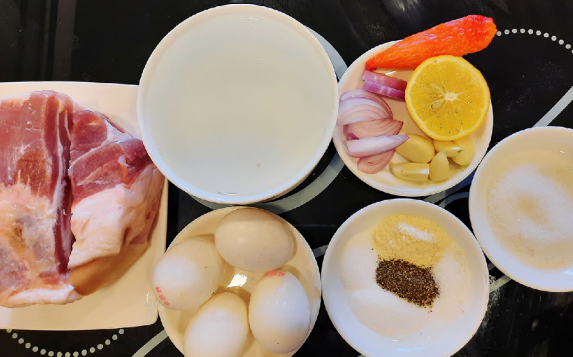 Nguyên liệu cơ bản của món thịt lợn kho tàu Nguyên liệu cơ bản của món thịt lợn kho tàu
