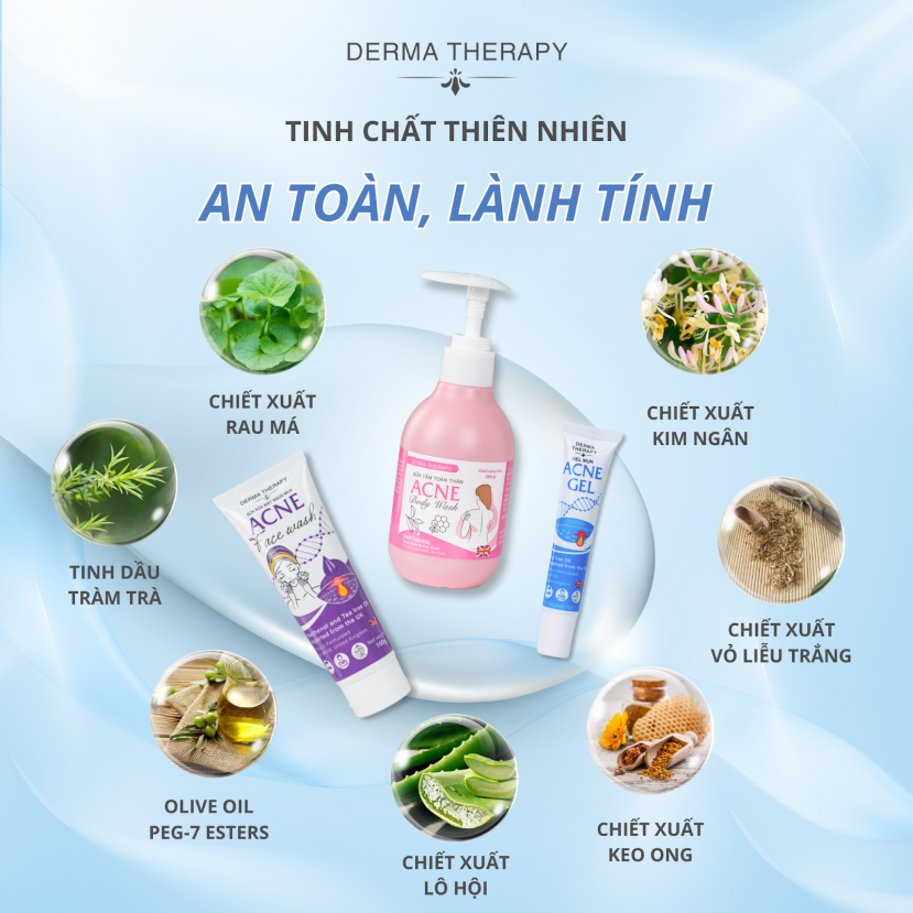 Bí quyết chăm sóc da hiệu quả với bộ sản phẩm Derma Therapy - công thức Châu Âu, giá cả phải chăng - Ảnh 1 Bí quyết chăm sóc da hiệu quả với bộ sản phẩm Derma Therapy - công thức Châu Âu, giá cả phải chăng - Ảnh 1