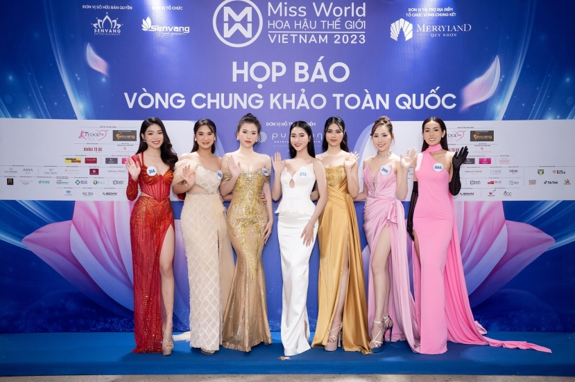 Top 3 Miss World Vietnam 2023 đọ sắc nét căng tại họp báo vòng Chung khảo Toàn quốc - Ảnh 8 Top 3 Miss World Vietnam 2023 đọ sắc nét căng tại họp báo vòng Chung khảo Toàn quốc - Ảnh 8