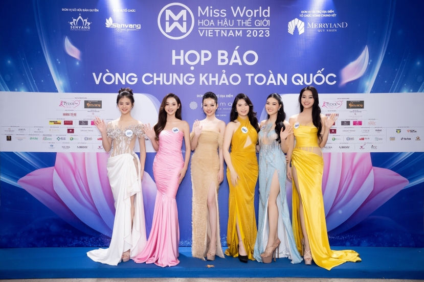 Top 3 Miss World Vietnam 2023 đọ sắc nét căng tại họp báo vòng Chung khảo Toàn quốc - Ảnh 6 Top 3 Miss World Vietnam 2023 đọ sắc nét căng tại họp báo vòng Chung khảo Toàn quốc - Ảnh 6