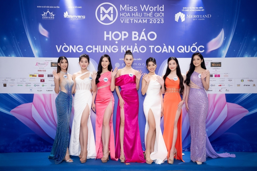 Top 3 Miss World Vietnam 2023 đọ sắc nét căng tại họp báo vòng Chung khảo Toàn quốc - Ảnh 7 Top 3 Miss World Vietnam 2023 đọ sắc nét căng tại họp báo vòng Chung khảo Toàn quốc - Ảnh 7