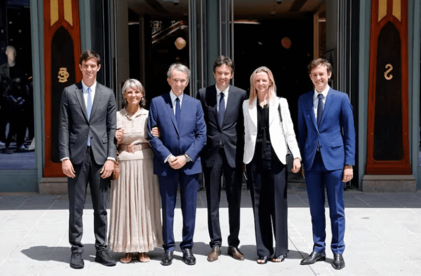 Gia đình tỷ phú Bernald Arnault Gia đình tỷ phú Bernald Arnault